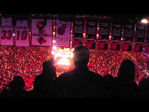 MIami Heat - New-York Knicks entrée des stars