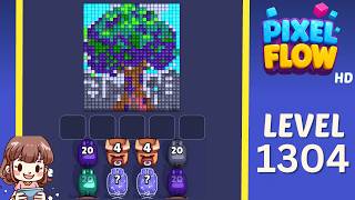 Pixel Flow Level 1304 Solution Walkthrough