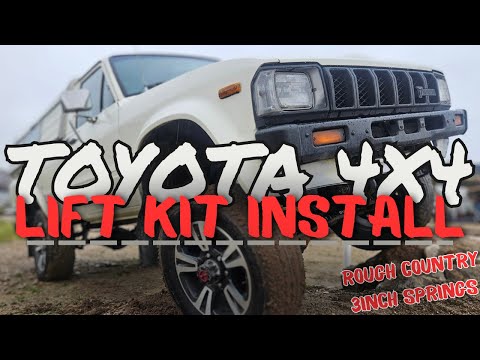 80s Toyota Pickup Lift Kit Install: Rough Country