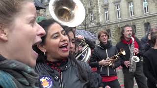 In Paris,  Musicians Against War! French Musicians Sing Out Against Trump On Armistice Day 2018