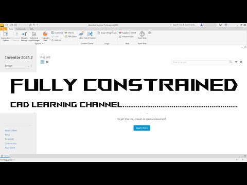 Lesson 1 - Setting up a Project - Autodesk Inventor