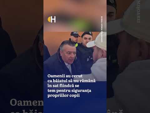 Revoltă într-un sat din Timiș: 150 de oameni, în fața unei case unde se află minorul acuzat de crimă