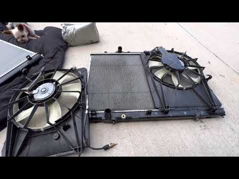 2017-2020 Acura MDX Replacing Radiator