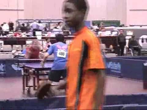 Mark Wood vs. Alvin Kong - U1700 Table Tennis Semifinal - USA Nationals