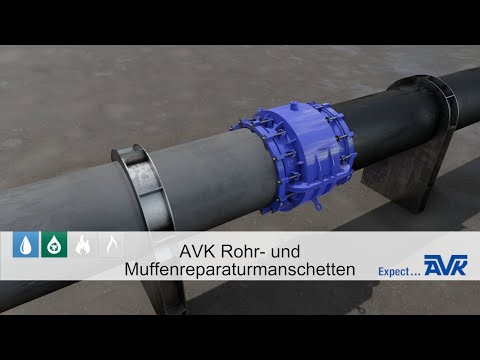 AVK Rohr- und Muffenreparaturmanschetten - Eine sichere und dauerhafte Reparatur aller Rohre
