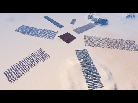 SPARTANS STUCK IN THE MIDDLE OF AN ANIMAL BATTLE - UEBS MODS - Ultimate Epic Battle Simulator