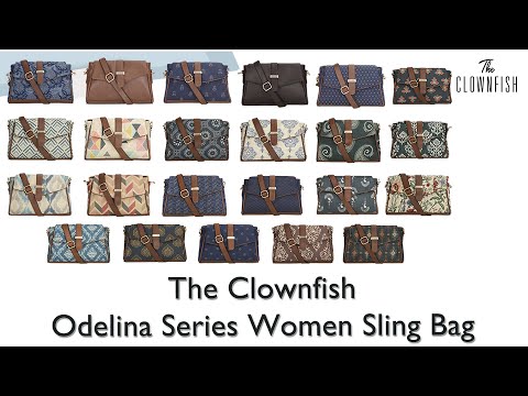 The clownfish odelina series printed sling/handbag/crossbody...