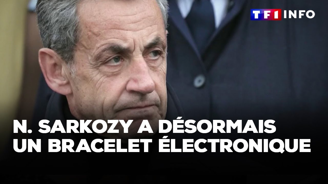 Nicolas Sarkozy a désormais un bracelet électronique, une première pour un ex-président｜TF1 INFO