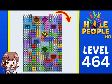 Hole People Level 464 Solution Walkthrough