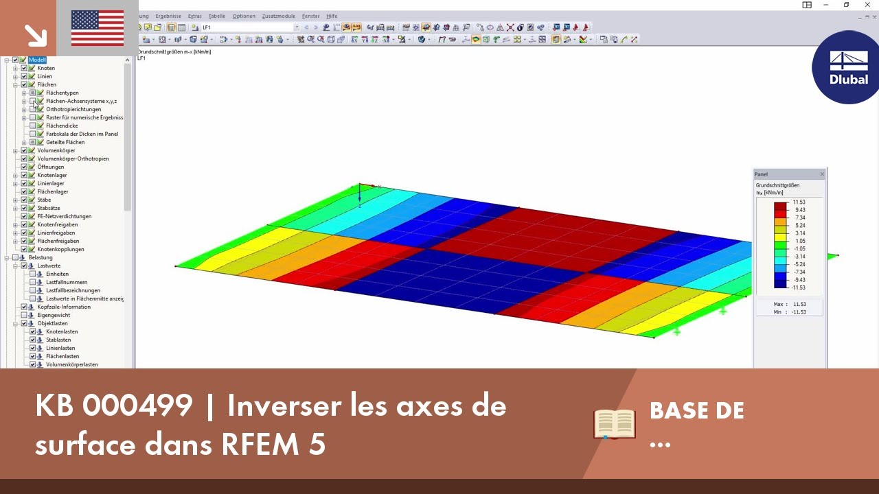 KB 000499 | Inverser les axes de surface dans RFEM 5
