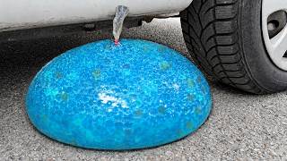 ORBEEZ COCA COLA BALLOON VS CAR, Coca Cola Zero, PowerAde, Fanta, Sprite, Fruko and Mentos Diff Unde