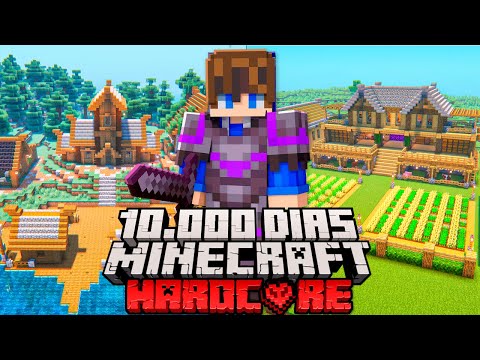 SOBREVIVI 10.000 DIAS NO MINECRAFT HARDCORE