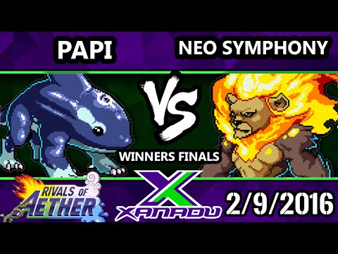 R@X 136 - Papi (Orcane) Vs. Neo Symphony (Zetturburn) RoA Winners Finals - Rivals of Aether