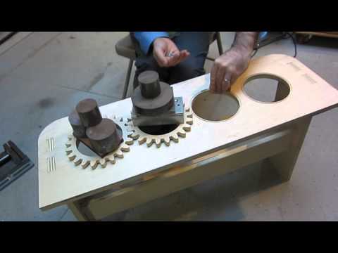 Wooden ball bearing experiment