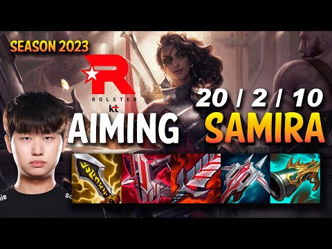 KT Aiming SAMIRA vs KINDRED ADC - KR Ranked