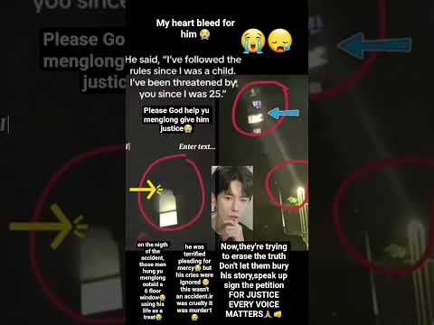 37 days since the tragic death of yu menglong 😭 we still seeking for justice #justiceforyumenglong