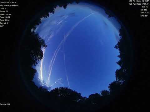 2025-09-08 All sky camera capture from Poiana Rusca Mountains, Romania