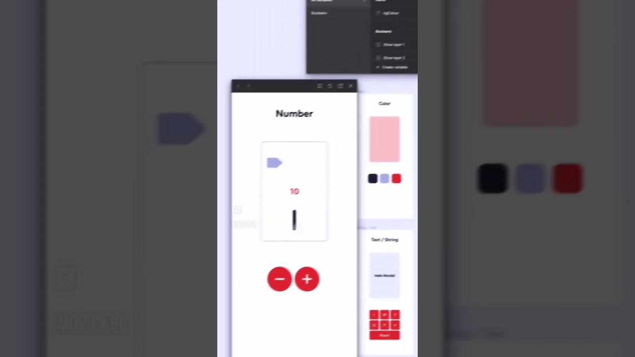 Prototype with variables in Figma 📲  #design #figma #figmatutorial