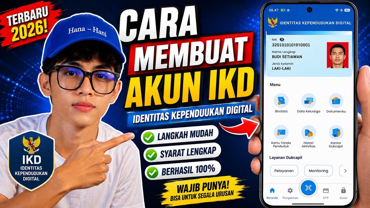 Tutorial Cara Membuat Identitas Kependudukan Digital (IKD) dari HP