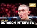 Navajo Stirling Octagon Interview UFC 315