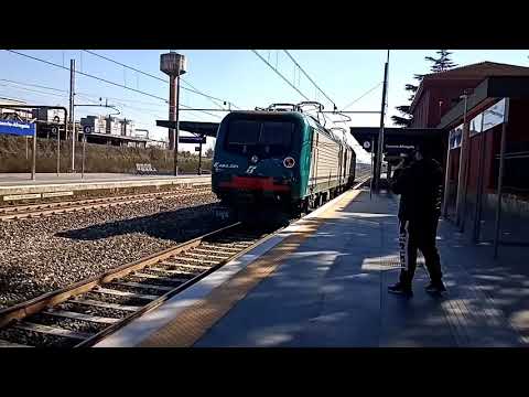 Corse prova locomotive E464 in doppia composizione - double headed E464 locomotives test drive