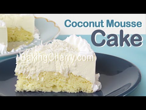 Coconut Mousse Cake Recipe | How to Make an Easy and Delicious Coconut Dessert | Baking Cherry
