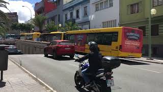 Circulación de guaguas de Guaguas Municipales en Bravo Murillo 03/06/2022