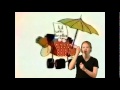 Sesame Street Typewriter Guy Umbrella ASL Sesame Street Sign Language