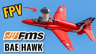 I put headtracking FPV on the FMS BAE Hawk 80mm
