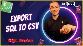 🛢 How to Export SQL Query To CSV? SSMS Method 🤯 Q&A: 2-minute SQL