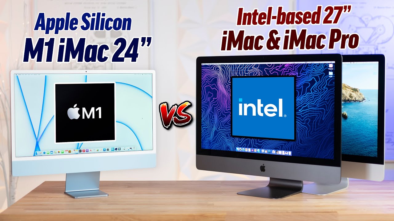 NEW 24" iMac vs Intel iMac & iMac Pro - Full Comparison!