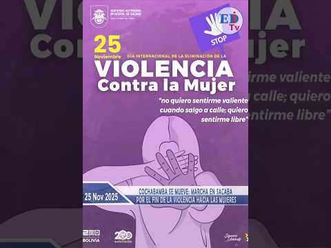 Cochabamba se mueve: marcha en Sacaba por el fin de la violencia hacia las mujeres