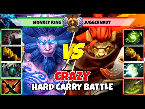 MONKEY KING (Carry) vs JUGGERNAUT (Carry) - Epic Battle Of Immortal Rank Dota 2 Players - Z Dota 2