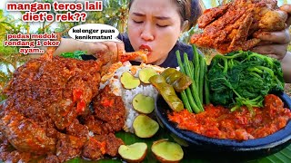 Download lagu SAMPE LUDES, AYAM UTUH RENDANG PEDAS SAMBAL TERASI LALAPAN JENGKOL TUA MENTAH PETE  BAYAM REBUS mp3