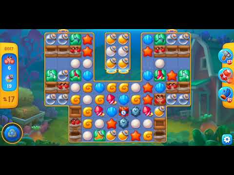 Fishdom. 6017 level no boosters and diamonds - 22 moves