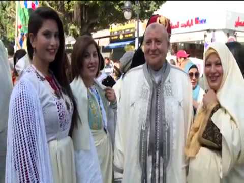 خرجة اللباس التقليدي التونسي . تقرير رمزي حفيّظ . تلفزيون دبي