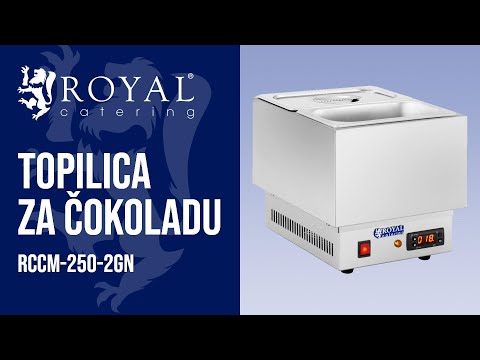 videozapis - Topilica za čokoladu - posuda od 2 GN 1/4