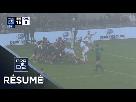 PRO D2 Saison 2025-2026 J12 - Résumé CA Brive - Colomiers Rugby