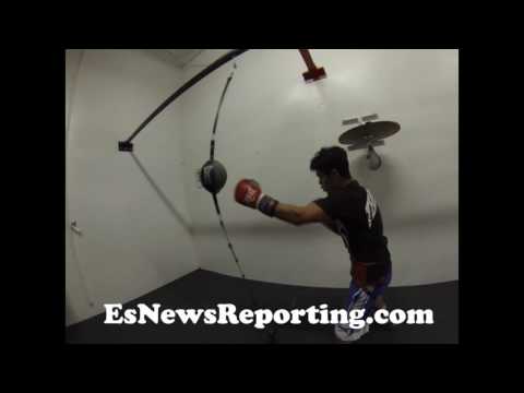 Erik Ruiz training at RGBA Oxnard - EsNews Boxing