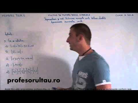 modul unui numar real parte intreaga parte fractionara - profesorultau.ro
