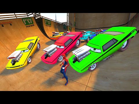 GTA 4 Car Snot Rod Huge Ramp Jumps Testing - GTA IV Car mods