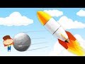 Doctor McWheelie: Sky rockets & satellites - Baby cartoons & toddler learning videos