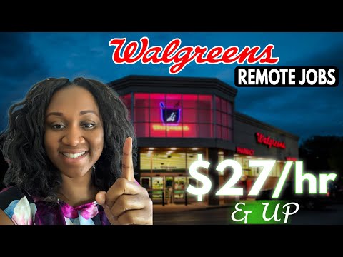 Walgreens Remote Jobs