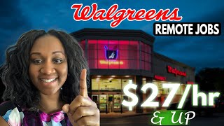 WALGREENS REMOTE WFH | NIGHT JOBS, NO PHONES, PART TIME, WEEKEND ONLY| GET PAID $27 AN HOUR