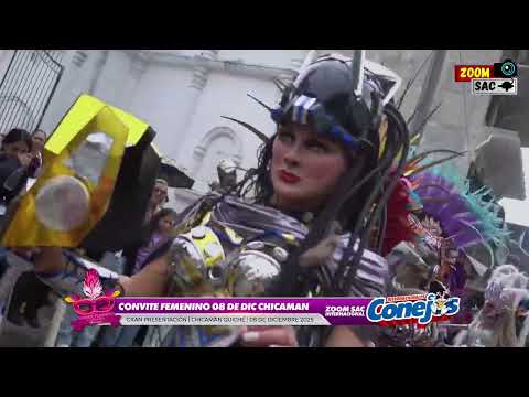 PRESENTACION DEL CONVITE DE DAMAS 8 DE DICIEMBRE CHICAMAN QUICHE AMENIZA INTERNACIONALES CONEJOS