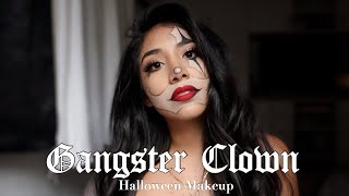 Gangster Clown Halloween Makeup Tutorial | Iran Fabiola