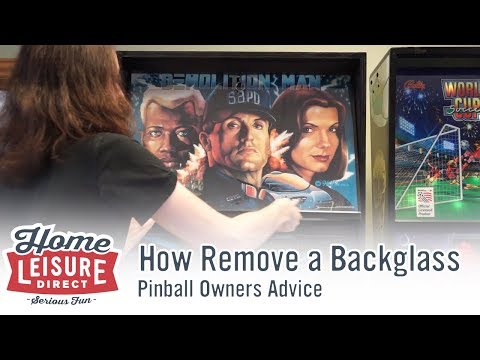 How to Remove a Pinball Machine Backglass