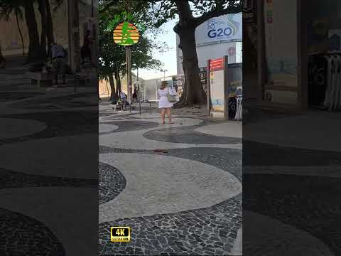 WALKING IN COPACABANA 2  #beachwalkbrazil #trip #travel #riodejaneiro #walkingtour #copacabana #walk