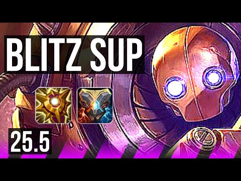BLITZCRANK & Miss Fortune vs XERATH & Varus (SUP) | KR Master | 25.5