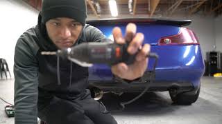 Infiniti G35 Stock Rear Diffuser Delete